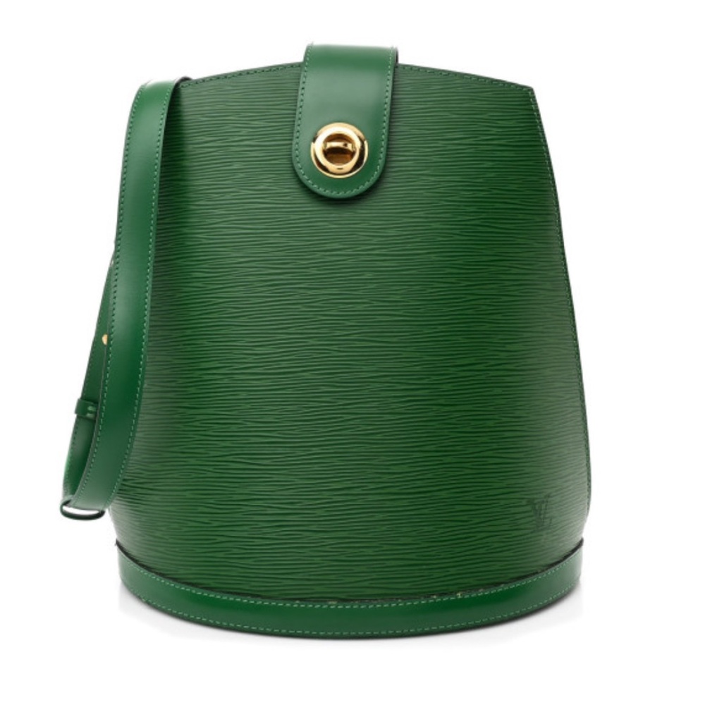 Louis Vuitton Green Epi Cluny Borneo Leather Purse 💚🌿